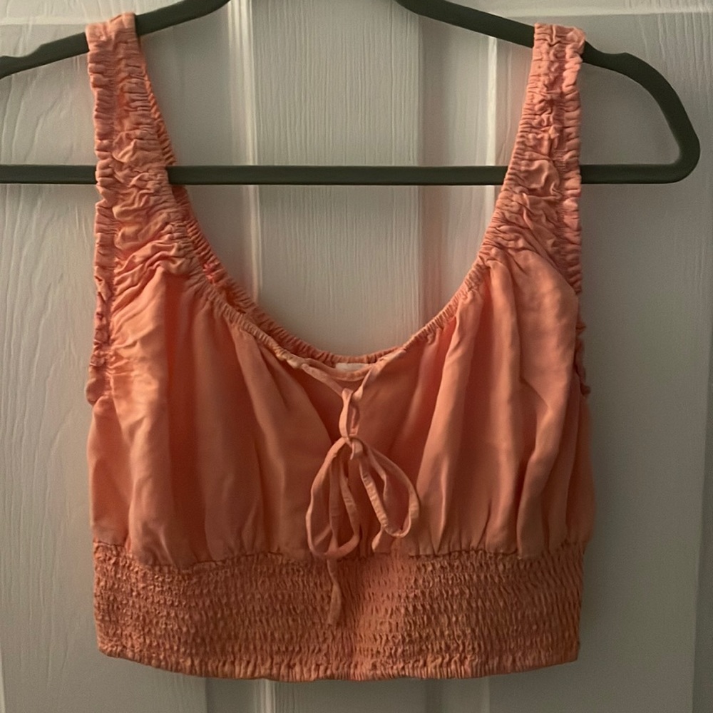 Peach Cropped Tanktop